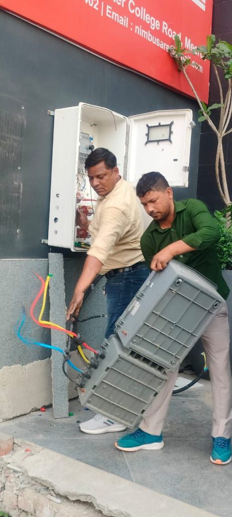 तान्या मोटर्स के अवैध निर्माण पर मेरठ विकास प्राधिकरण की बड़ी कार्रवाई