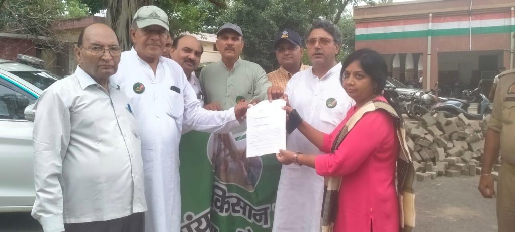 बिजली निजीकरण के खिलाफ गरजा संयुक्त किसान मोर्चा, मुख्यमंत्री को भेजा ज्ञापन