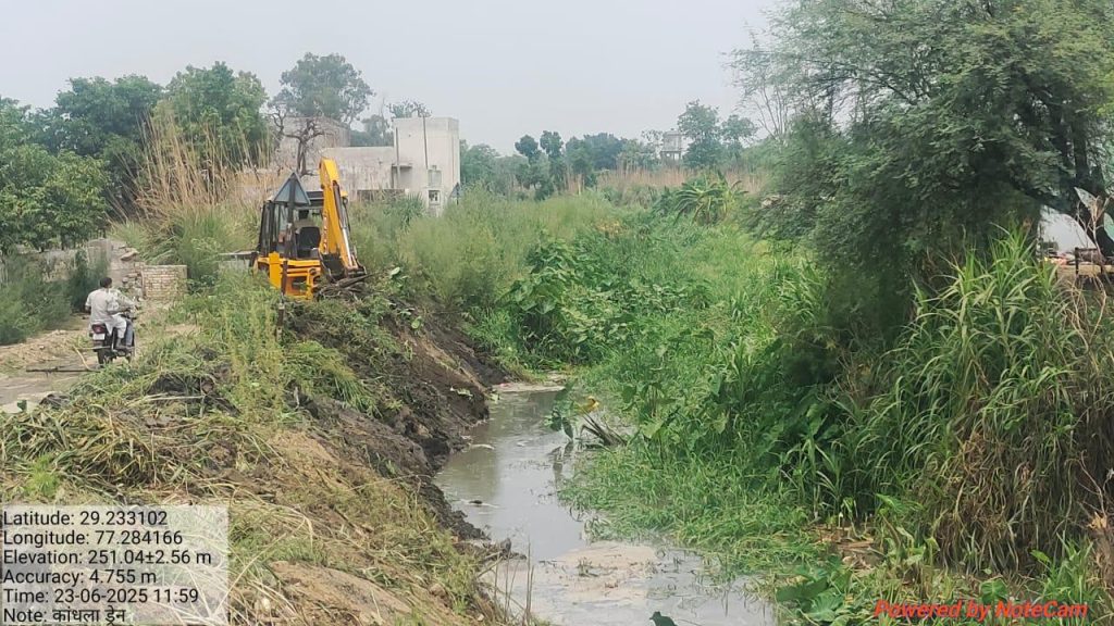 अब पक्का होगा बूढ़पुर का नाला जलशक्ति राज्य मंत्री दिनेश खटीक का बड़ा एक्शन